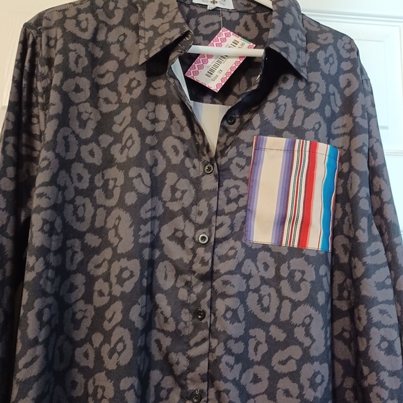 Crazy Train NWT Havasu Falls Button-Up Long Duster - Picture 11 of 11